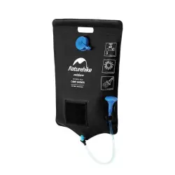 Компактний кемпінговий душ Naturehike NH21SJ032, 20 л, чорний