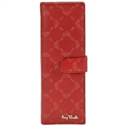 Візитниця на кнопці Tony Perotti Luxury 2639 rosso (90387) Червона