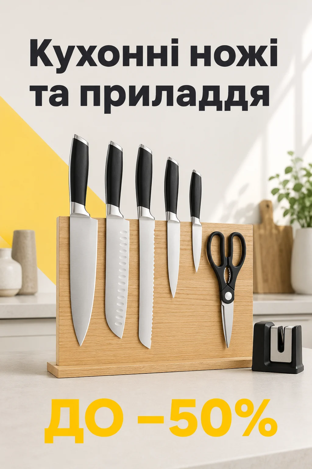 Кухонні ножі та приладдя до -50%