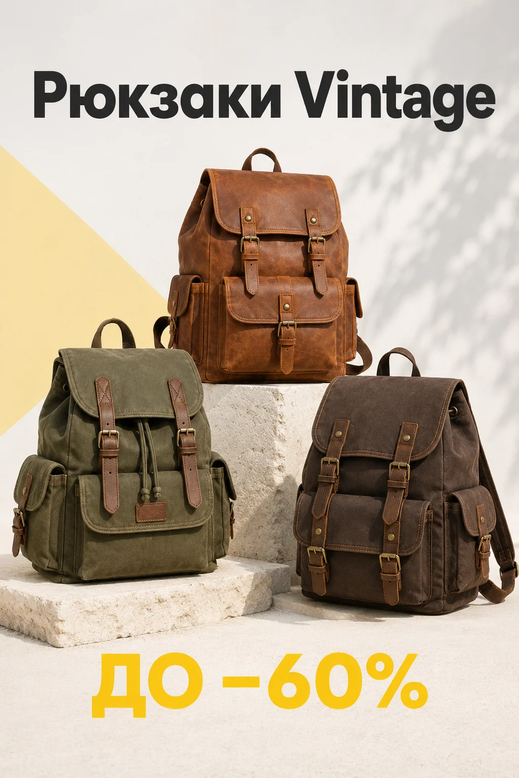 Рюкзаки Vintage до -60%