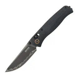 Ніж складаний туристичний SRM Medal (8,2 см) 140Cr / Micarta, чорний