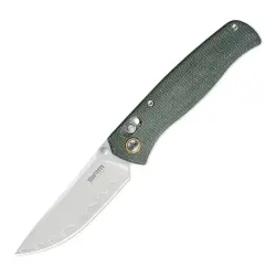 Ніж складаний туристичний SRM Medal (8,2 см) 140Cr / Micarta, зелений
