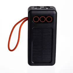 Повербанк с быстрой зарядкой с 3 шнурами 30000 mAh портативное зарядное устройство powerbank зарядка для телефона HP-N56