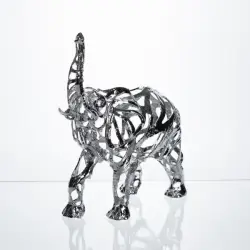 Декоративна фігурка Elephant 25х10х25 см металева HP-7-10