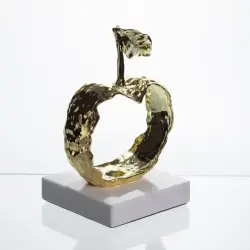 Декоративна фігурка Apple 11х10х18 см металева HP-7-13