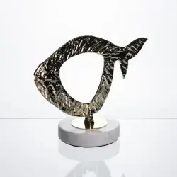 Декоративна фігурка Modern Fish 25х10х18 см металева HP-7-21