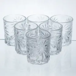 Набір чарок для міцних напоїв Shot glass 6 штук по 75 мл HP-17-36