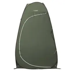 Палатка душ-туалет для кемпинга автомат 120×120×190 (см) тент для душа и туалета туристический LU-015DGR Хаки