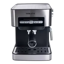 Кофеварка с трубкой для молока 1.6 л  кофемашина для дома 850 Вт Sokany SK-6862