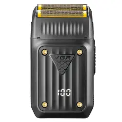 Електробритва чоловіча шейвер з подвійним лезом та LED-дисплеєм VGR HP-V-363