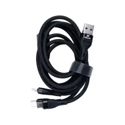 Кабель для заряджання 3-in-1 microUSB/Type-C/Lightning UR521