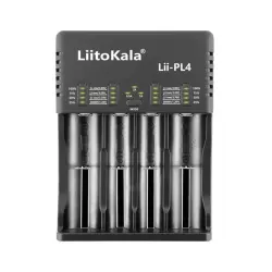 Зарядний пристрій Liitokala Lii-PL4, 4 канала, Ni-Mh/Li-ion/LiFePO4, 220V/12V, LED, Box