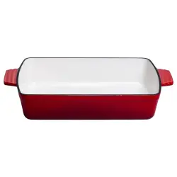 Форма для запікання чавунна 3 л червоний Yiwu HP-FLG-16 RED