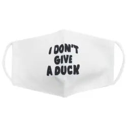 Багаторазова 4-х шарова захисна маска "I dont give a duck" розмір 3, 7-14 років