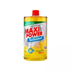 MAXI POWER Засіб для миття посуду Лимон 1л запаска