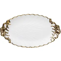 Блюдо сервірувальне порцелянове Margaret 30*17*2 см Yiwu YYSH1235