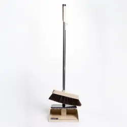 Комплект для прибирання віник з совком, бежевий Household Cleaning Products HP-35015-10BE